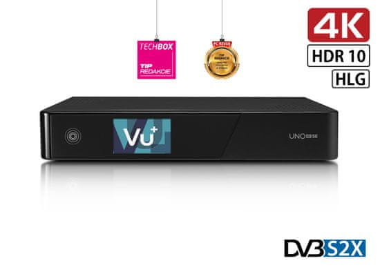 AB-COM VU+ UNO 4K SE 1x Dual FBC-S/S2X tuner