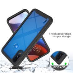 Techsuit Pouzdro Motorola Moto E7 Power / Moto E7i Power Techsuit - Defense360 Pro + ochrana obrazovky, černé