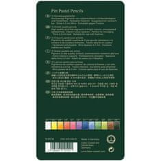 Faber-Castell Pastel v tužce Pitt 12 barevné - plech