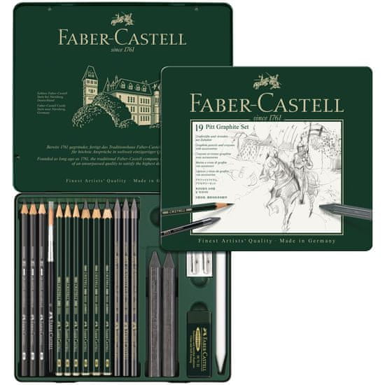 Faber-Castell 
Pitt Grafit set střední-plech