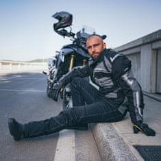 W-TEC Pánské moto jeansy Pawted s nepromokavou membránou (Velikost: 4XL, Barva: tmavě modrá)