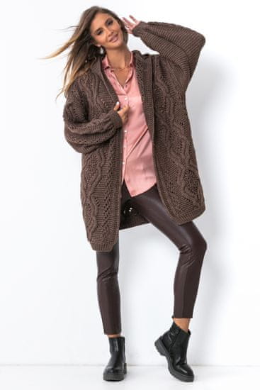 Fobya Fobya Cardigan F1493 Brown