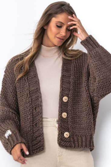 Fobya Fobya Cardigan F1501 Brown