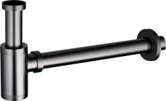 Mexen Kulatý mosazný sifon, grafit 79950-66 - MEXEN