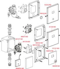 Alca Plast ALCA ASP3 Automatický splachovač WC, chrom, 12 V (napájení ze sítě) - Alcadrain