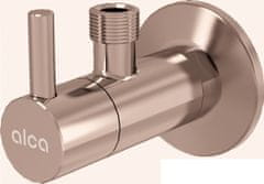 Alca Plast ALCA ARV001-RG-P "Ventil rohový s filtrem 1/2""×3/8"", RED GOLD-lesk" - Alcadrain