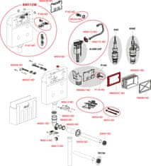 Alca Plast ALCA AM112W Basicmodul - WC nádrž pro zazdívání - Alcadrain