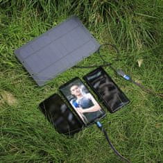 Soshine fotovoltaická přenosná solární nabíječka Solar Charger 6W/12W