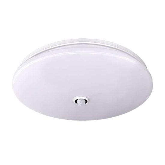 Solight LED stropní světlo PLAIN s PIR sensorem, 18W, 1260lm, 3000K, kulaté, 33cm