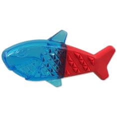 Plaček Hračka DOG FANTASY Žralok chladící červeno-modrá 18x9x4cm 1 ks
