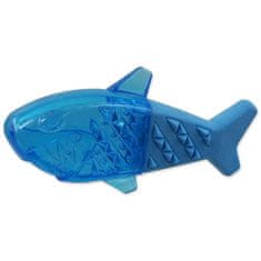 Plaček Hračka DOG FANTASY Žralok chladící modrá 18x9x4cm 1 ks