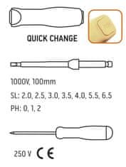 NEO Tools Šroubovací nástavce NEO s rukojetí 1000V