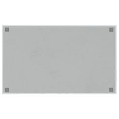 Greatstore Nástěnná magnetická tabule bílá 100 x 60 cm tvrzené sklo
