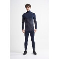 Craft Triko Merino 240 Zip LS tmavě modrá S