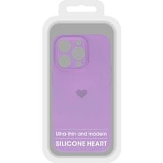 Vennus Kryt Vennus Heart Silicone pro Apple iPhone 13 Pro , design 1 , barva fialová