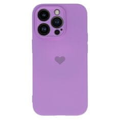 Vennus Kryt Vennus Heart Silicone pro Apple iPhone 13 Pro Max , design 1 , barva fialová