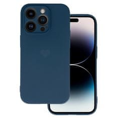 Vennus Kryt Vennus Heart Silicone pro Apple iPhone 13 Pro , design 1 , barva modrá