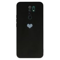 Vennus Kryt Vennus Heart Silicone pro Xiaomi Redmi 9 , design 1 , barva černá