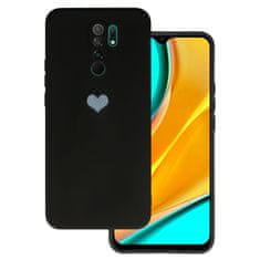 Vennus Kryt Vennus Heart Silicone pro Xiaomi Redmi 9 , design 1 , barva černá