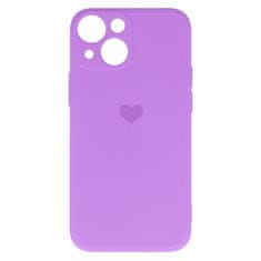 Vennus Kryt Vennus Heart Silicone pro Apple iPhone 14 Plus , design 1 , barva fialová