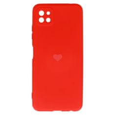 Vennus Kryt Vennus Heart Silicone pro Samsung Galaxy A22 5G , design 1 , barva červená