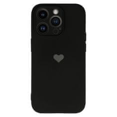 Vennus Kryt Vennus Heart Silicone pro Apple iPhone 14 Pro , design 1 , barva černá