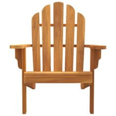 Greatstore Zahradní židle Adirondack 2 ks 79 x 95 x 92 cm masivní teak