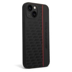 AMG  Liquid Silicone Carbon Pattern Zadní Kryt pro iPhone 14 Plus Black