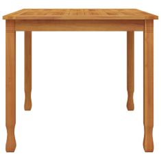 Greatstore Zahradní jídelní stůl 85 x 85 x 75 cm masivní teak