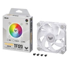 ASUS TUF Gaming TF120 -ventilátor 120mm ARGB white