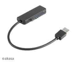 Akasa USB 3.1 adaptér pro 2,5" HDD a SSD - 20 cm