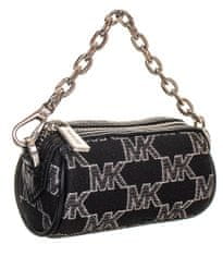 Michael Kors dámské pouzdro ZOOEY micro barel pouch černé s monogramem