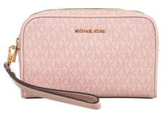 Michael Kors dámská kabelka POUCH WRSTLT růžová s monogramem