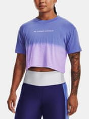 Under Armour Tričko UA DIP DYE CROP SS-BLU XL