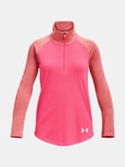 Under Armour Tričko UA Tech Graphic 1/2 Zip -PNK L