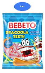 Bebeto  želé bonbony Dracoola Teeth 80g (2 ks)