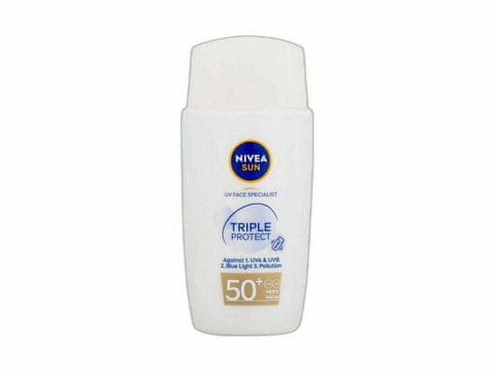 Nivea 40ml sun triple protect ultra-light hydrating fluid