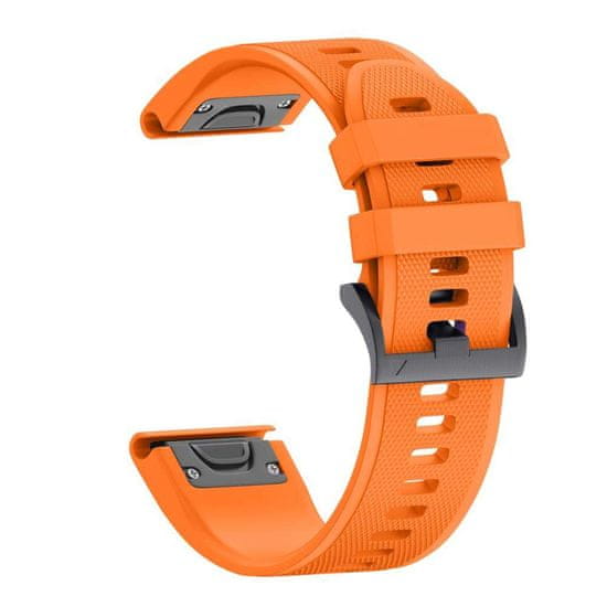 X-Site Řemínek pro Garmin QuickFit silikonový 26mm oranžový