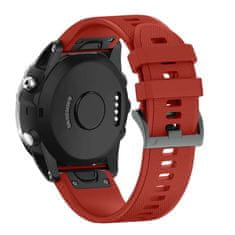 X-Site Řemínek pro Garmin QuickFit silikonový 22mm červený