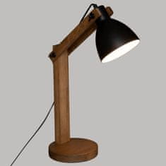 Atmosphera Stolní lampa CUBA, výška 56 cm, dřevěná