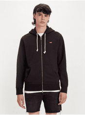 Levis Černá pánská mikina Levi's New Original Zip Up Meteorite XS