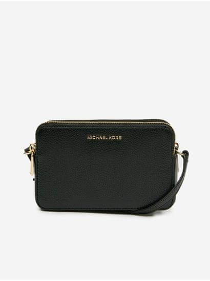 Michael Kors Černá dámská kožená crossbody kabelka Michael Kors Camera Xbody