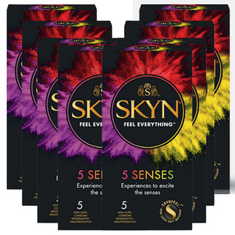 Lifestyles Skyn SKYN 5 SENSES Nelatexové kondomy 40 ks.