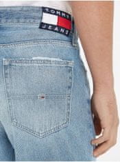 Tommy Jeans Světle modré pánské straight fit džíny Tommy Jeans 33/32