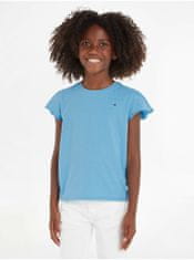 Tommy Hilfiger Modré holčičí tričko Tommy Hilfiger 152