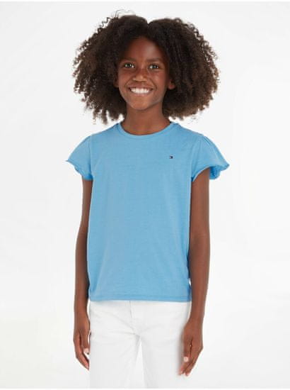 Tommy Hilfiger Modré holčičí tričko Tommy Hilfiger