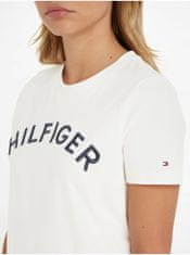 Tommy Hilfiger Krémové dámské tričko Tommy Hilfiger XS