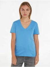 Tommy Hilfiger Modré dámské tričko Tommy Hilfiger M