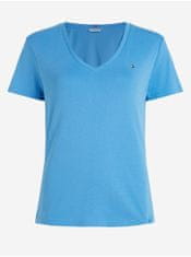 Tommy Hilfiger Modré dámské tričko Tommy Hilfiger S