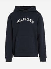 Tommy Hilfiger Tmavě modrá klučičí mikina Tommy Hilfiger 128